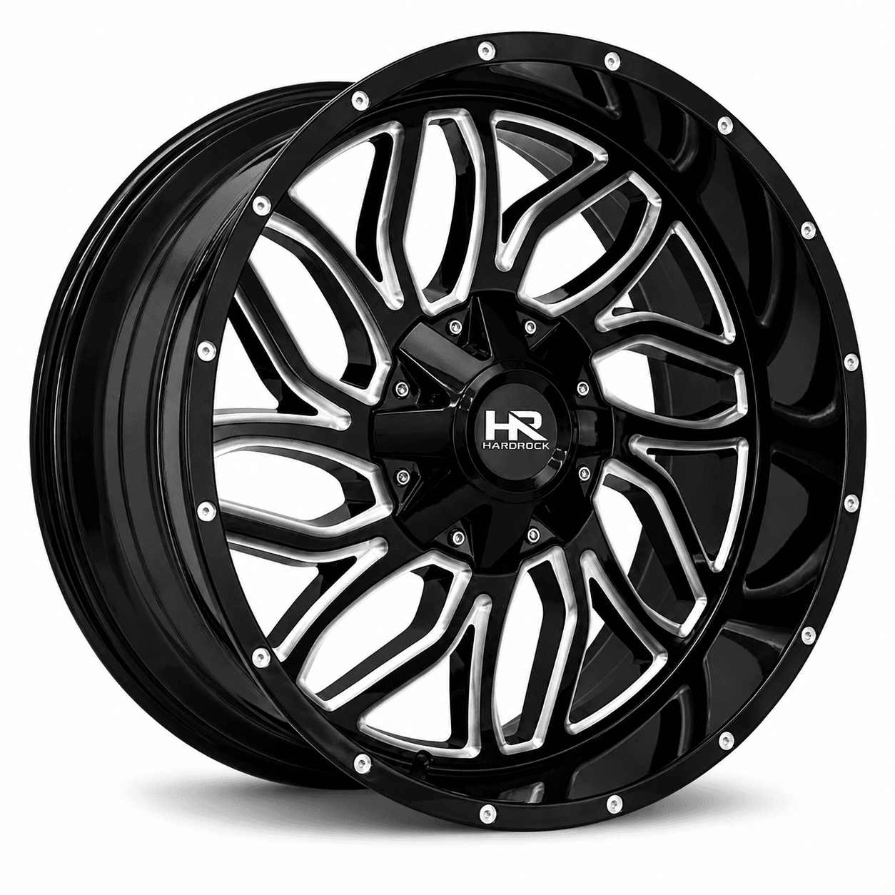 HARDROCK Destroyer (Gloss Black Milled) wheel
